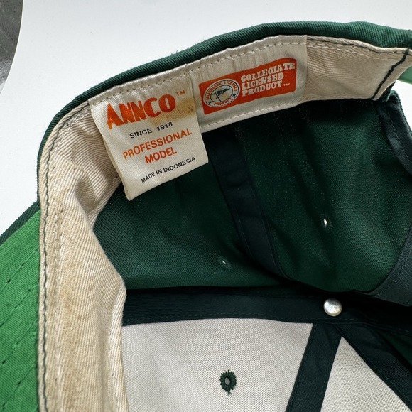 Vintage University of Miami Hurricanes Snapback Green - Picture 6 of 6